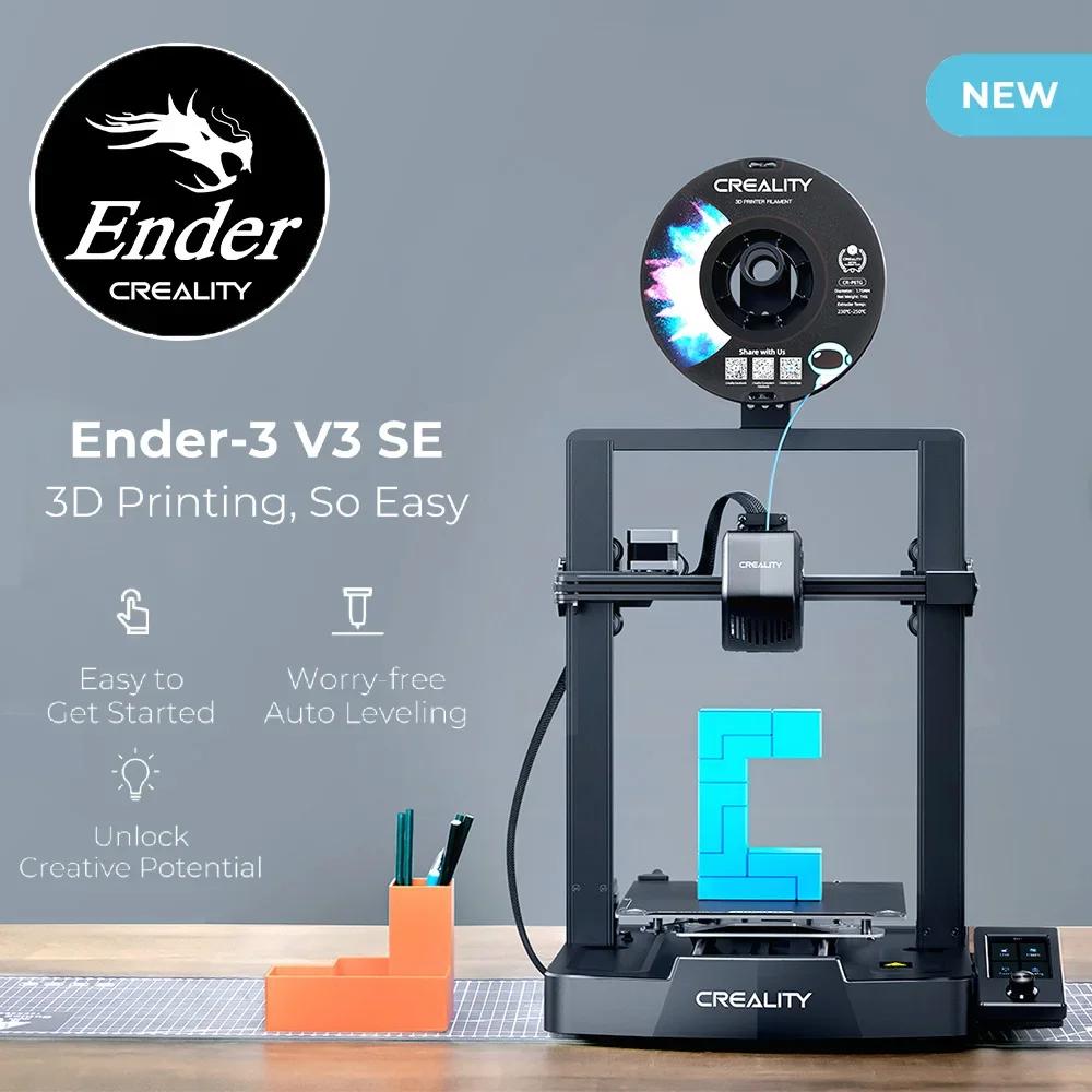 Creality 3D Ender-3 V3 SE  Ʈ  ,  μ ӵ,  Z IU ÷, CR ġ Y Ƽī, 250 mm/S